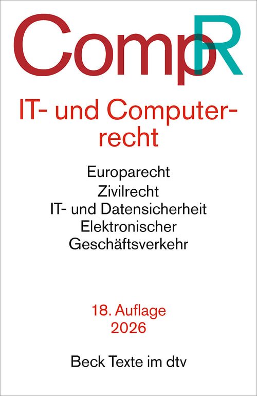 Cover des Buches IT- und Computerrecht von 
