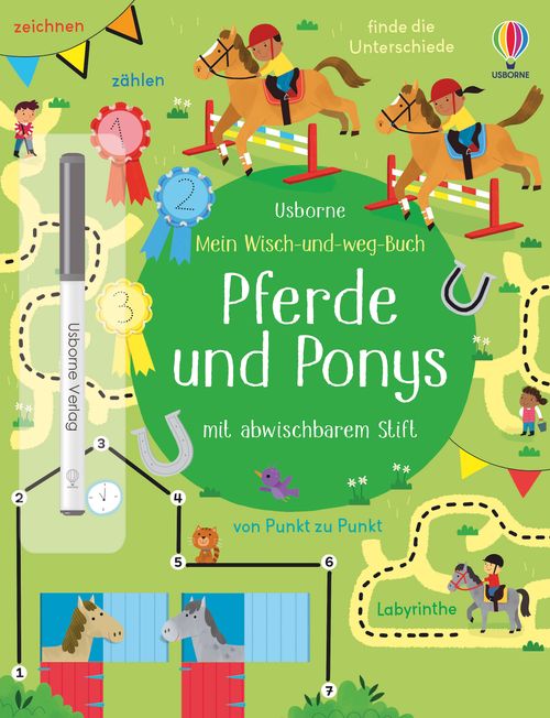 Cover des Buches Mein Wisch-und-weg-Buch: Pferde und Ponys von 