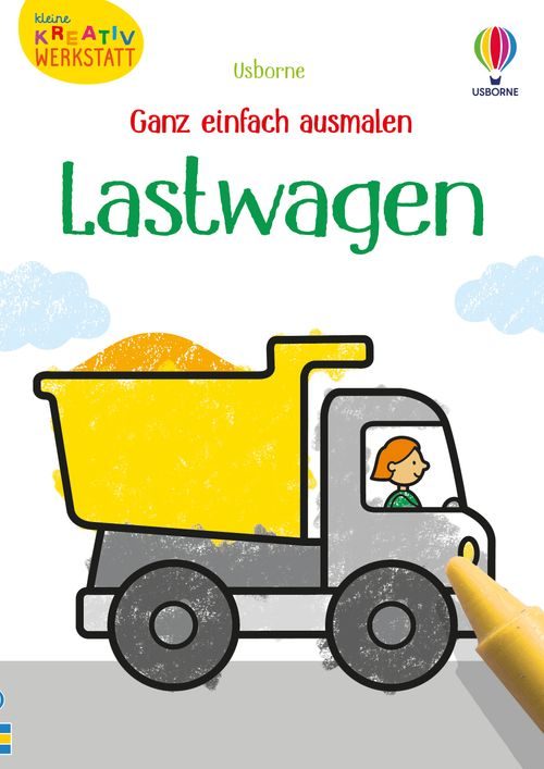 Cover des Buches Kleine Kreativ-Werkstatt - Ganz einfach ausmalen: Lastwagen von 