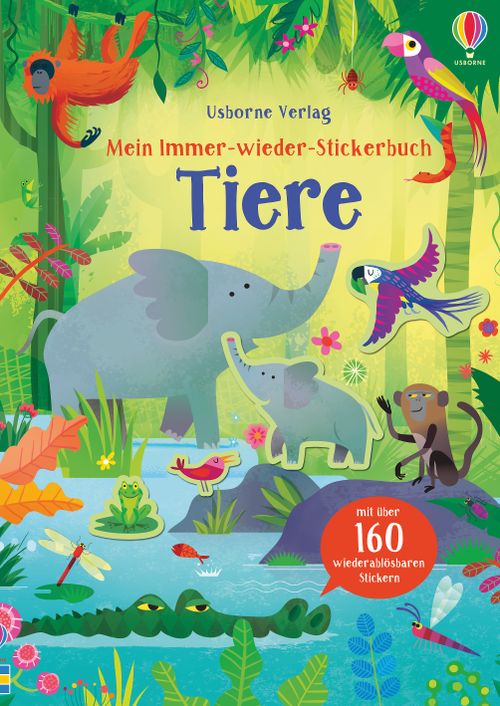 Cover des Buches Mein Immer-wieder-Stickerbuch: Tiere von 