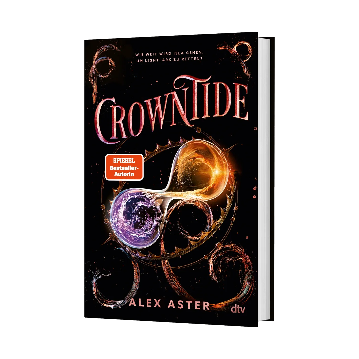 3D Cover des Buches Crowntide von Alex Aster