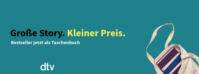 Jutebeutel mit Büchern und Text Große Story, kleiner Preis