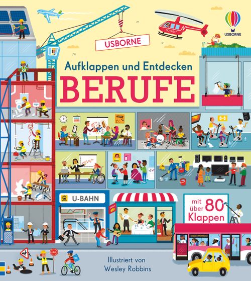 Cover des Buches Aufklappen und Entdecken: Berufe von Lara Bryan