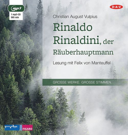 Cover des Buches Rinaldo Rinaldini, der Räuberhauptmann von 