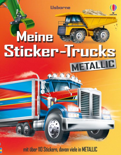 Cover des Buches Meine Sticker-Trucks METALLIC von 