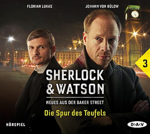Cover des Buches Sherlock & Watson – Neues aus der Baker Street: Die Spur des Teufels (Fall 3) von 