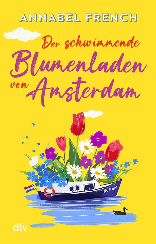 Cover des Buches Der schwimmende Blumenladen von Amsterdam von Annabel French