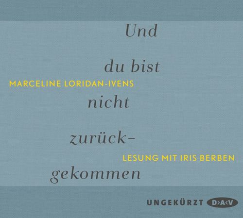 Cover des Buches Und du bist nicht zurückgekommen von 