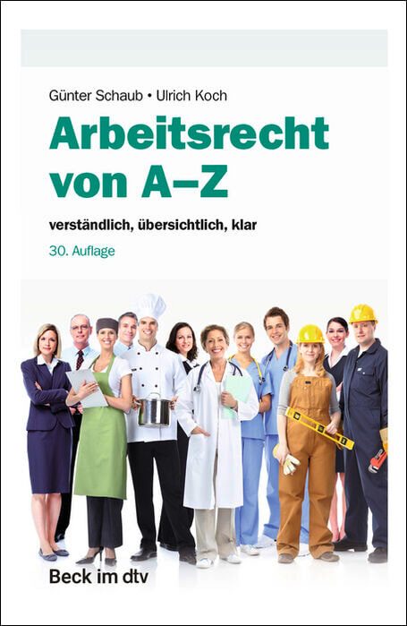 Cover des Buches Arbeitsrecht von A-Z von 