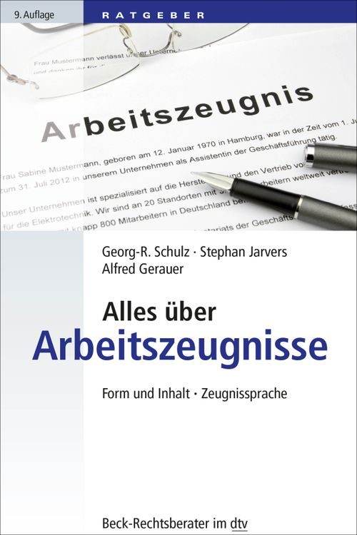 Cover des Buches Alles über Arbeitszeugnisse von 