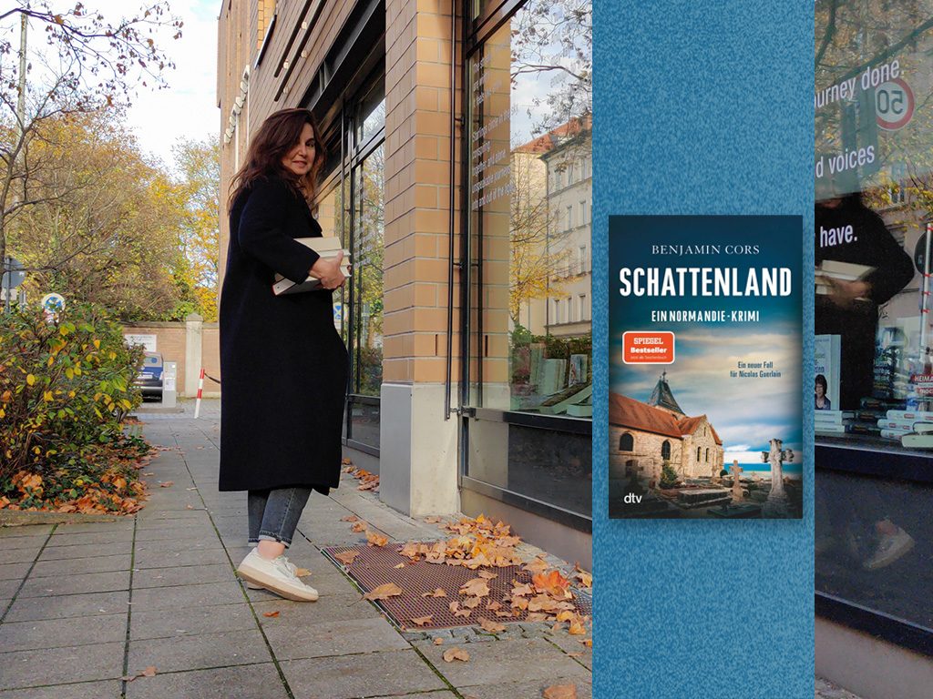 Foto von Olga Tsitiridous (und Buch Schattenmann).