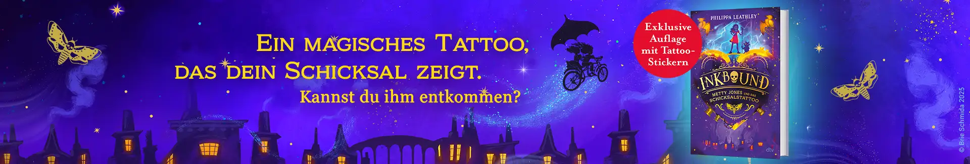 Inkbound von Philippa Leathley. Ein magisches Tattoo, das dein Schicksal zeigt. Kannst du ihm entkommen?