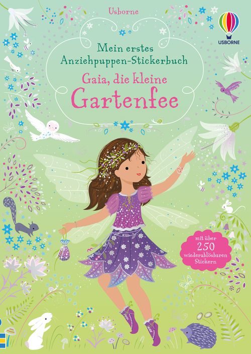 Cover des Buches Mein erstes Anziehpuppen-Stickerbuch: Gaia, die kleine Gartenfee von 