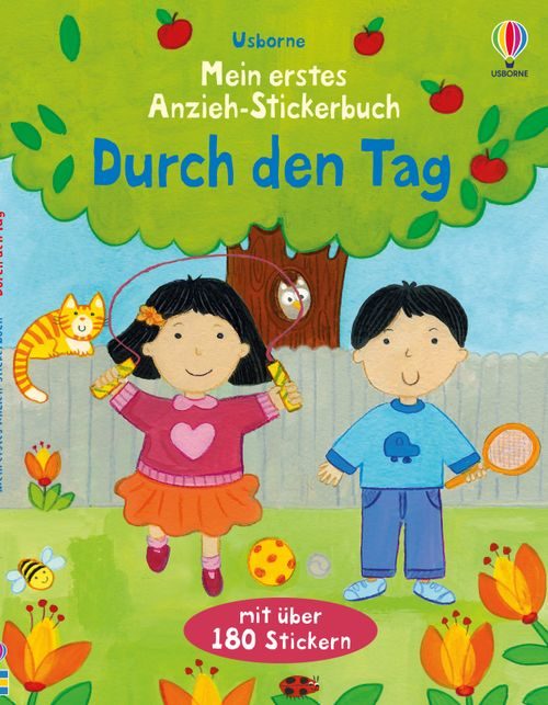 Cover des Buches Mein erstes Anzieh-Stickerbuch: Durch den Tag von 