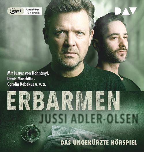 Cover des Buches Erbarmen – Carl Mørck, Sonderdezernat Q, Fall 1 von  u.v.a., Jussi Adler-Olsen