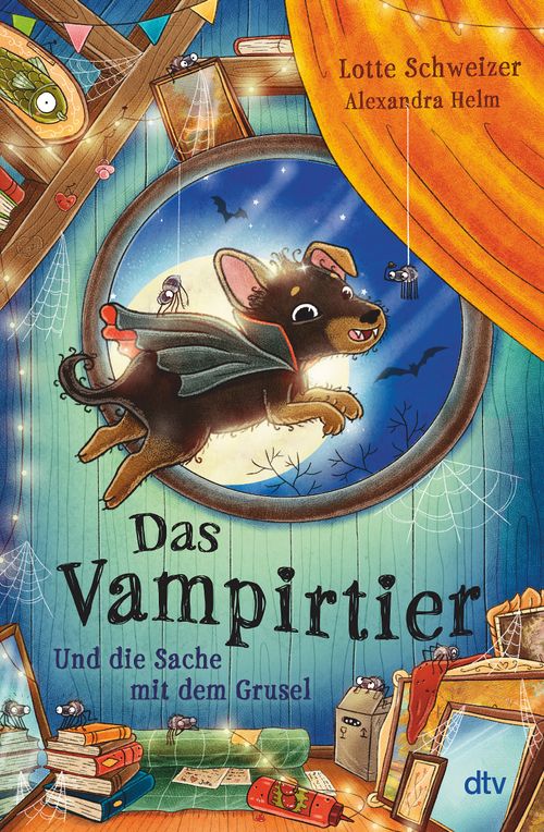Cover des Buches Das Vampirtier und die Sache mit dem Grusel  von Lotte Schweizer