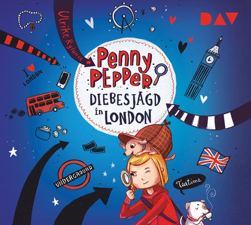 Cover des Buches Penny Pepper – Teil 7: Diebesjagd in London von Ulrike Rylance