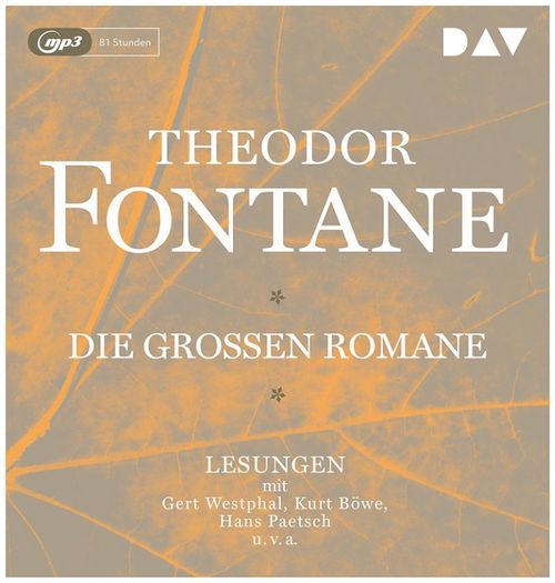 Cover des Buches Die großen Romane von 