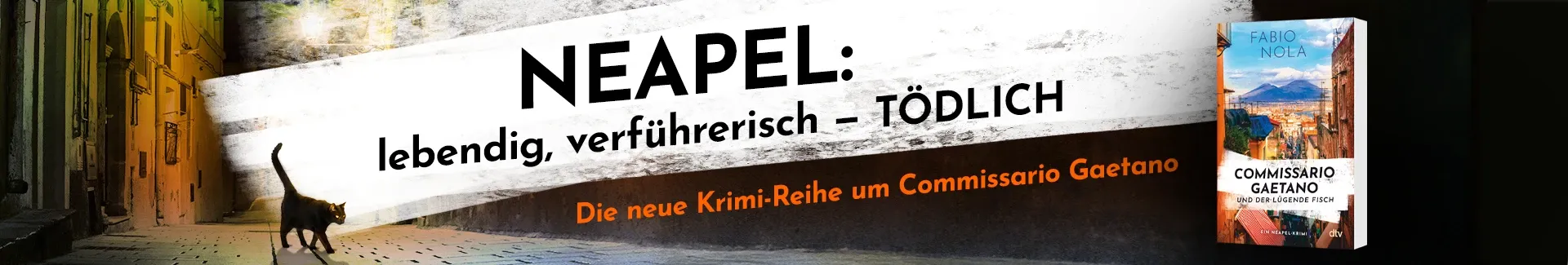 Buch Commissario Gaetano und der lügende Fisch von Fabio Nola und Text: Neapel : lebendig, verführerisch, tödlich