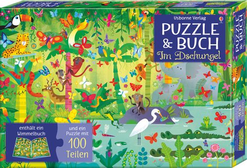 Cover des Buches Puzzle & Buch: Im Dschungel von 