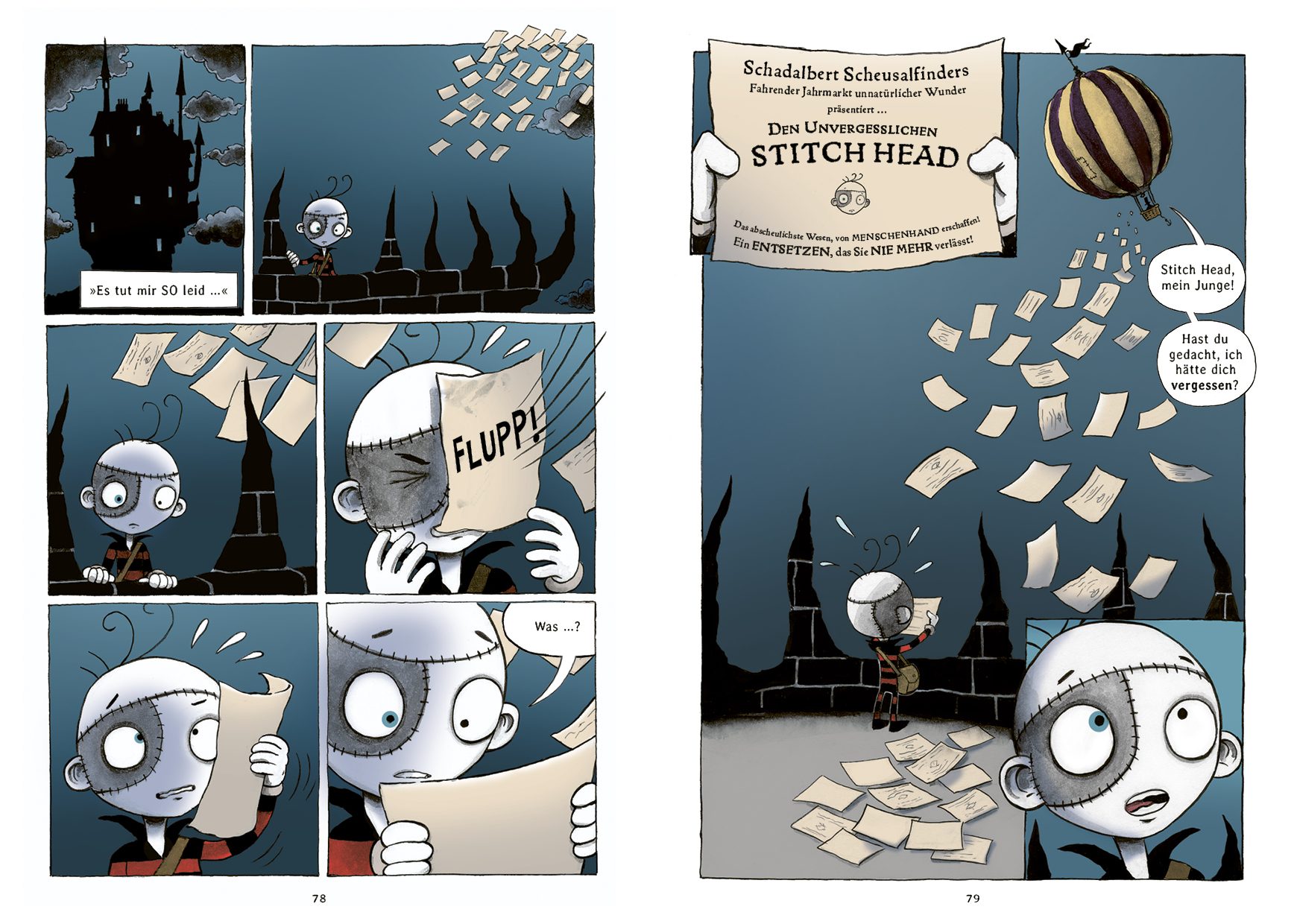 Cover des Buches Stitch Head – Chaos in der Monsterwerkstatt von Guy Bass