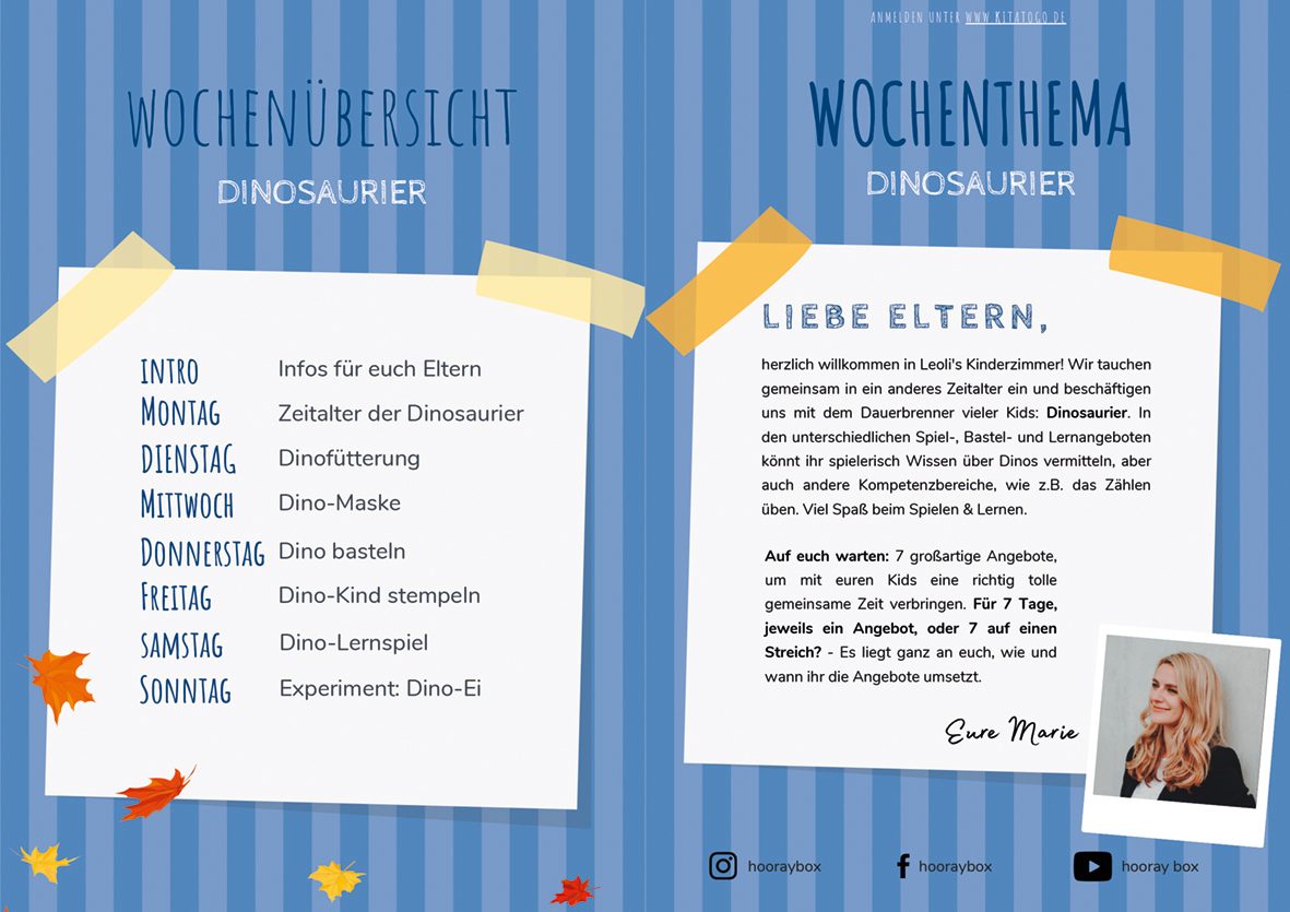 Kita-to-Go: Mit Leoli bei den Dinosauriern – Das Mitmachbuch – Spielen, Basteln, Bewegen, Lernen