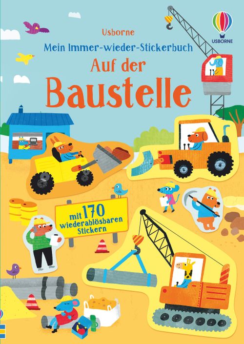 Cover des Buches Mein Immer-wieder-Stickerbuch: Auf der Baustelle von 
