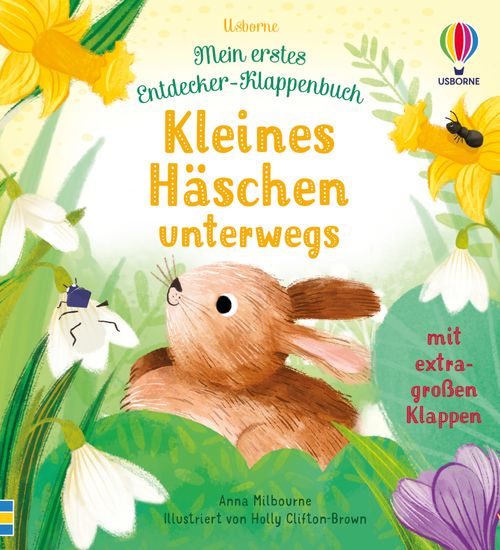 Cover des Buches Mein erstes Entdecker-Klappenbuch: Kleines Häschen unterwegs von 