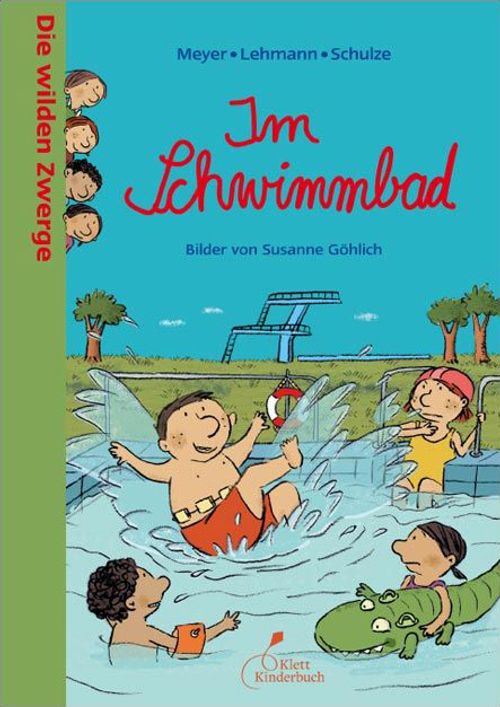 Cover des Buches Die wilden Zwerge - Im Schwimmbad von 