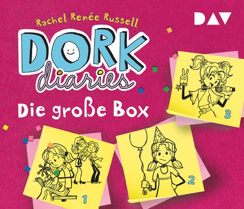 Cover des Buches DORK Diaries – Die große Box (Teil 1-3) von 