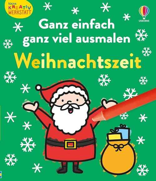 Cover des Buches Kleine Kreativ-Werkstatt - Ganz einfach ganz viel ausmalen: Weihnachtszeit von 