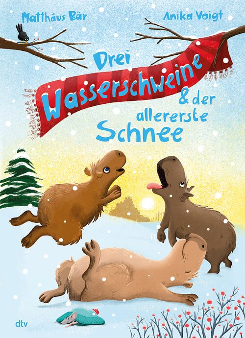 Cover des Buches Drei Wasserschweine & der allererste Schnee von Matthäus Bär