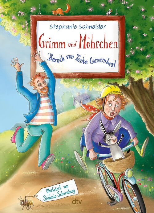 Cover des Buches Grimm und Möhrchen – Besuch von Tante Camembert von Stephanie Schneider