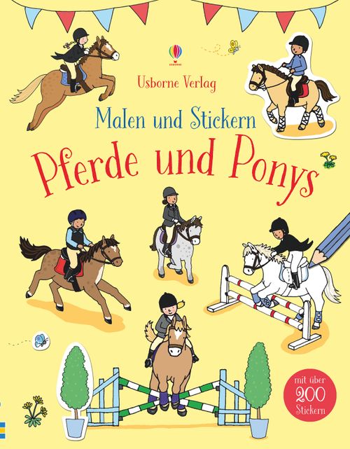 Cover des Buches Malen und Stickern: Pferde und Ponys von 