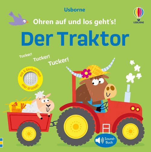Cover des Buches Ohren auf und los geht’s! Der Traktor von 