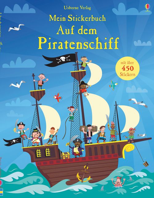 Cover des Buches Mein Stickerbuch: Auf dem Piratenschiff von Fiona Watt