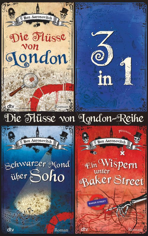 Cover des Buches Die Flüsse von London-Reihe von Ben Aaronovitch