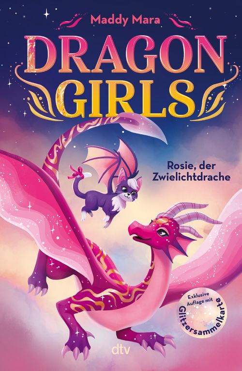 Cover des Buches Dragon Girls – Rosie, der Zwielichtdrache von Maddy Mara