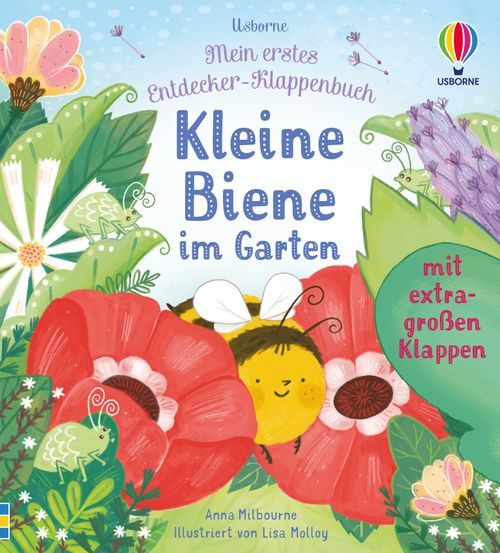 Cover des Buches Mein erstes Entdecker-Klappenbuch: Kleine Biene im Garten von 