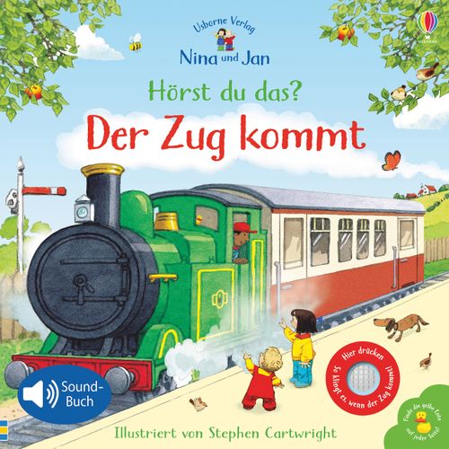 Cover des Buches Nina und Jan - Hörst du das? Der Zug kommt von Sam Taplin