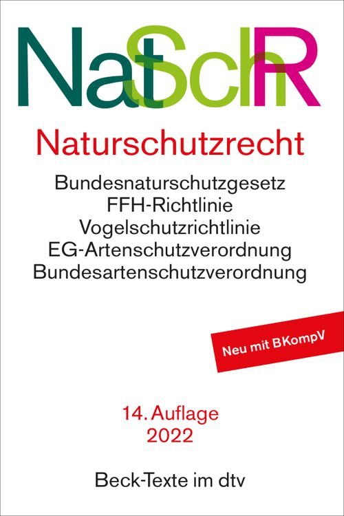Cover des Buches Naturschutzrecht von 