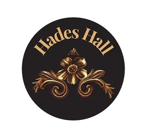 Wappen des Hades-Hauses mit Vergissmeinnicht-Symbol aus dem Buch Aftermyth von Tracy Wolff