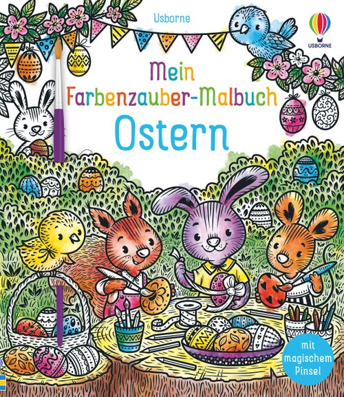 Cover des Buches Mein Farbenzauber-Malbuch: Ostern von 