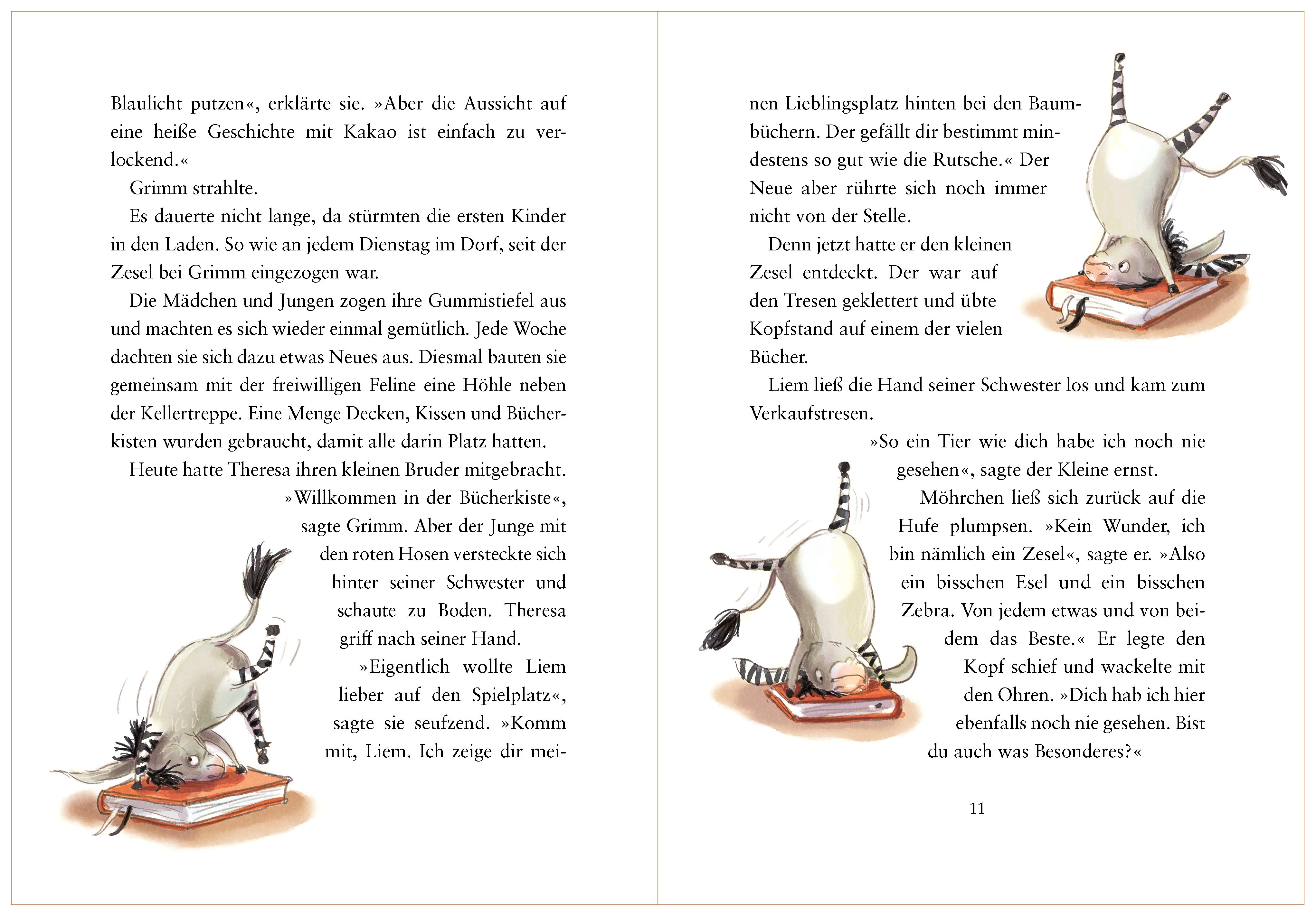 Cover des Buches Grimm und Möhrchen – Frühling, Sommer, Herbst und Zesel von Stephanie Schneider