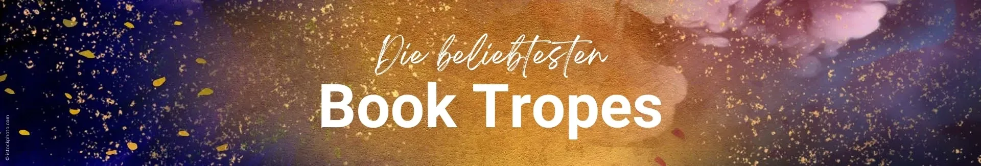 Fanatsy-Himmel und Text Die beliebtesten Book Tropes.