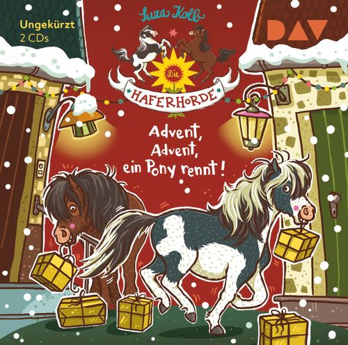 Cover des Buches Die Haferhorde – Teil 16: Advent, Advent, ein Pony rennt! von 