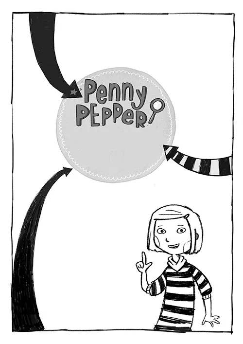 Buchcover gestalten Penny Pepper