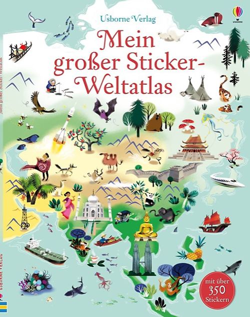 Cover des Buches Mein großer Sticker-Weltatlas von 
