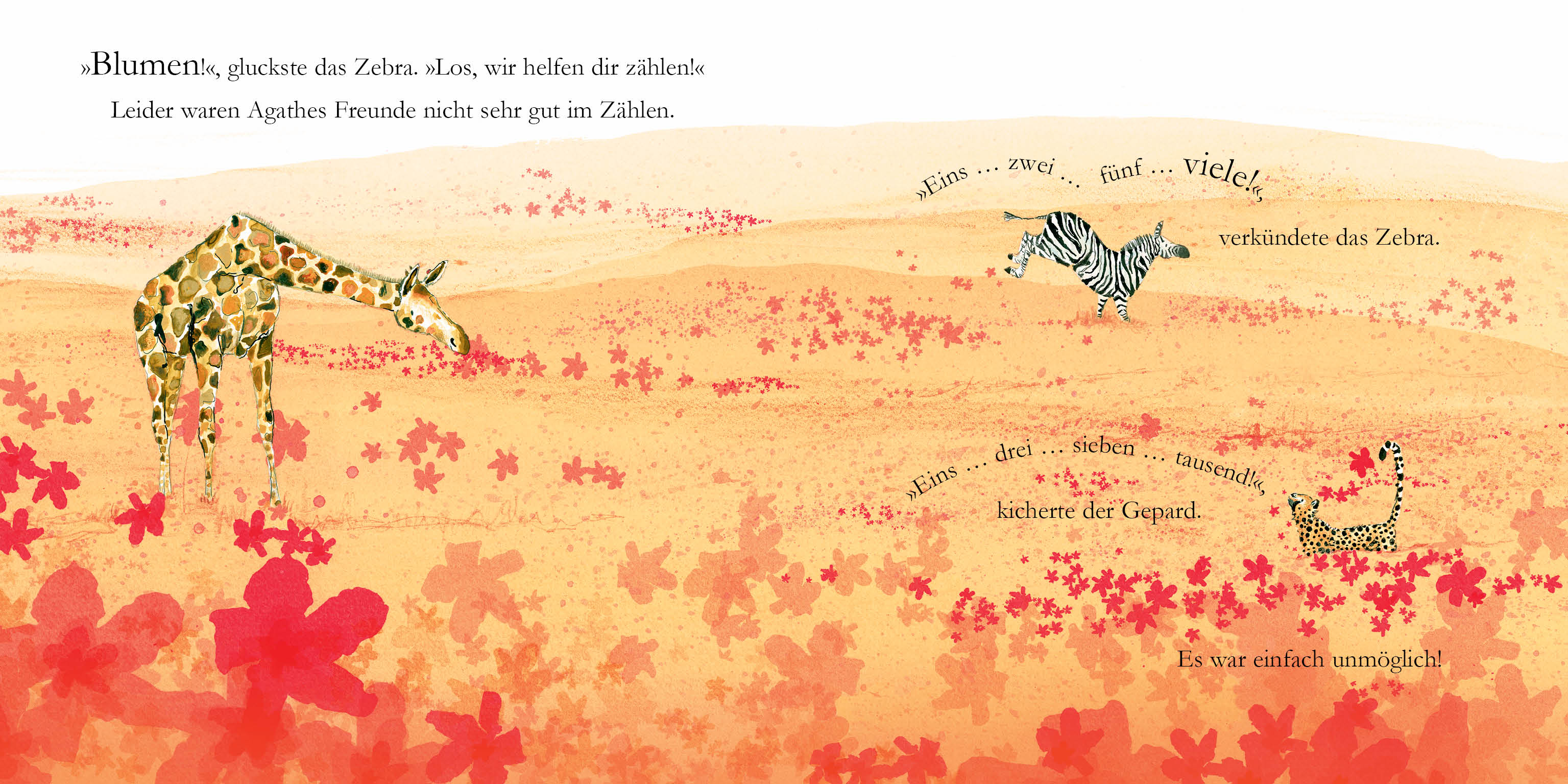 Agathe zählt die Sterne