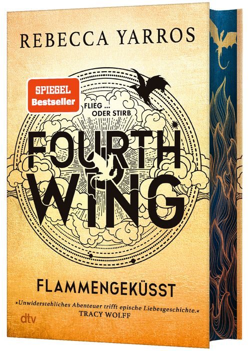 Cover des Buches Fourth Wing – Flammengeküsst von Rebecca  Yarros